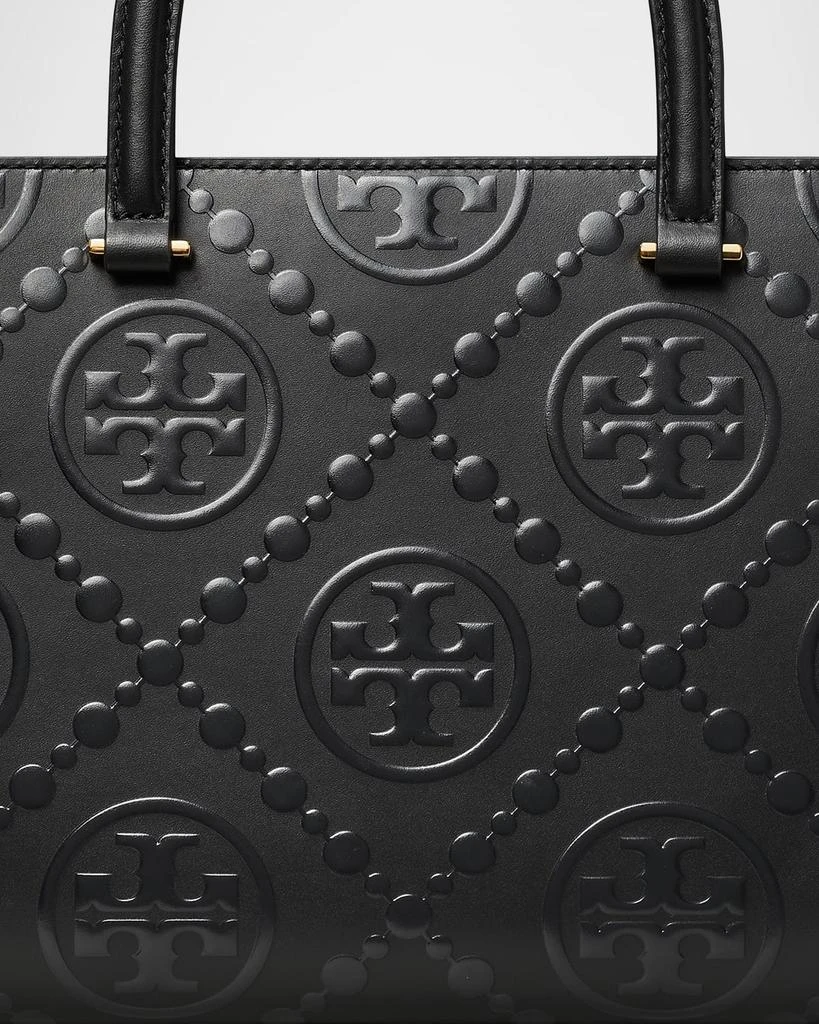 Tory Burch T Monogram Embossed Square Tote Bag 7