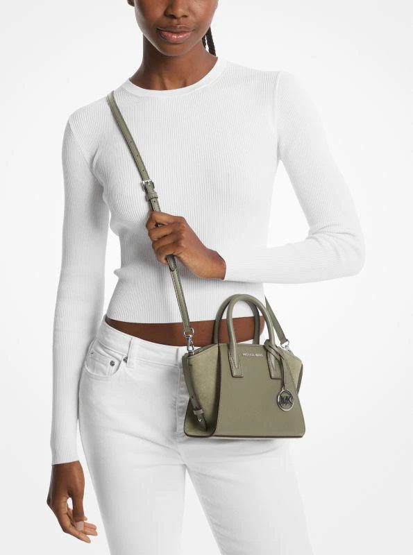 Michael Kors Avril Extra-Small Leather Satchel 3