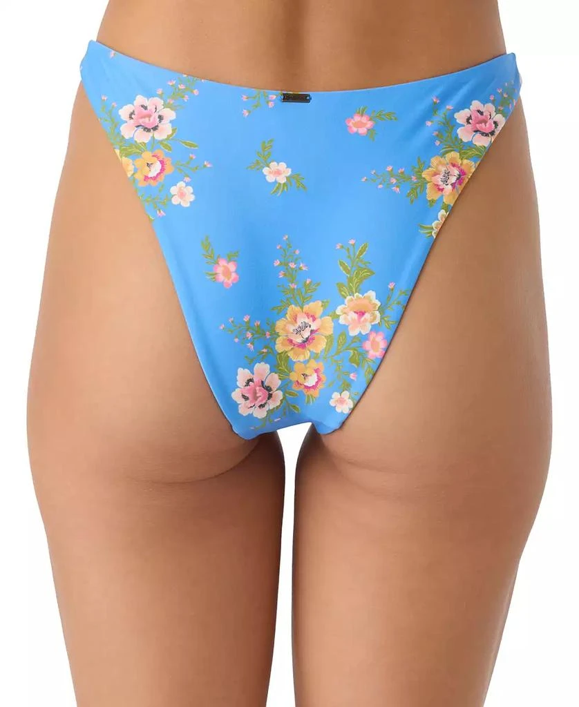 O'Neill Juniors' Printed High-Cut Bikini Bottoms 2