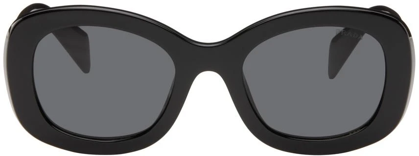 Prada Black Round Sunglasses 1