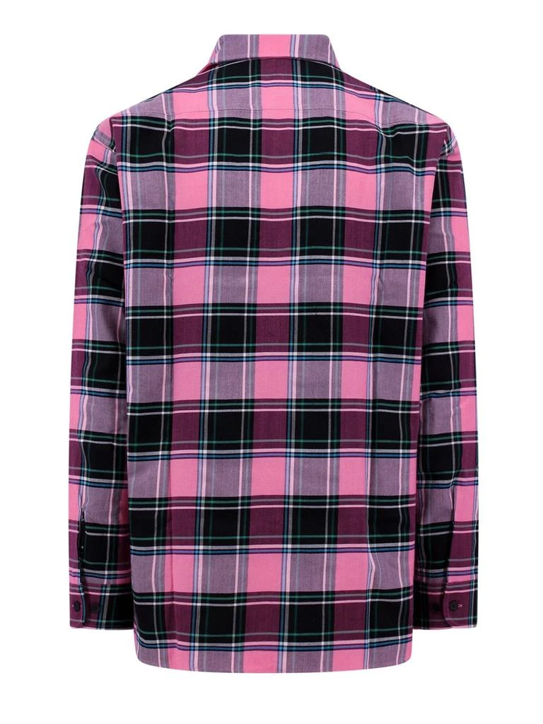 Givenchy Givenchy Logo Embroidered Checkered Shirt 2