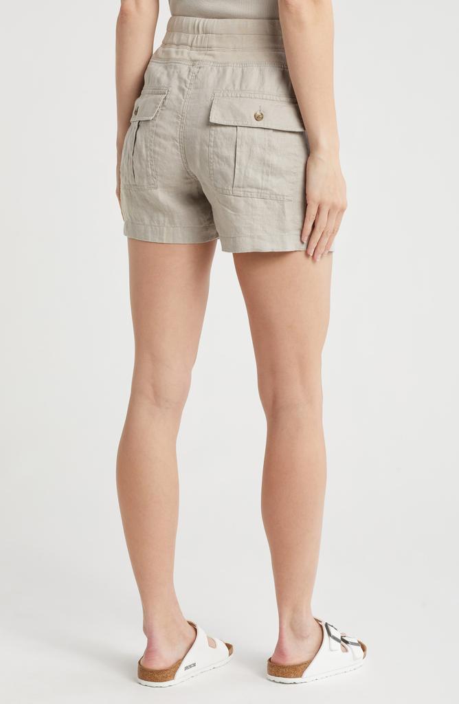 James Perse Linen Military Shorts