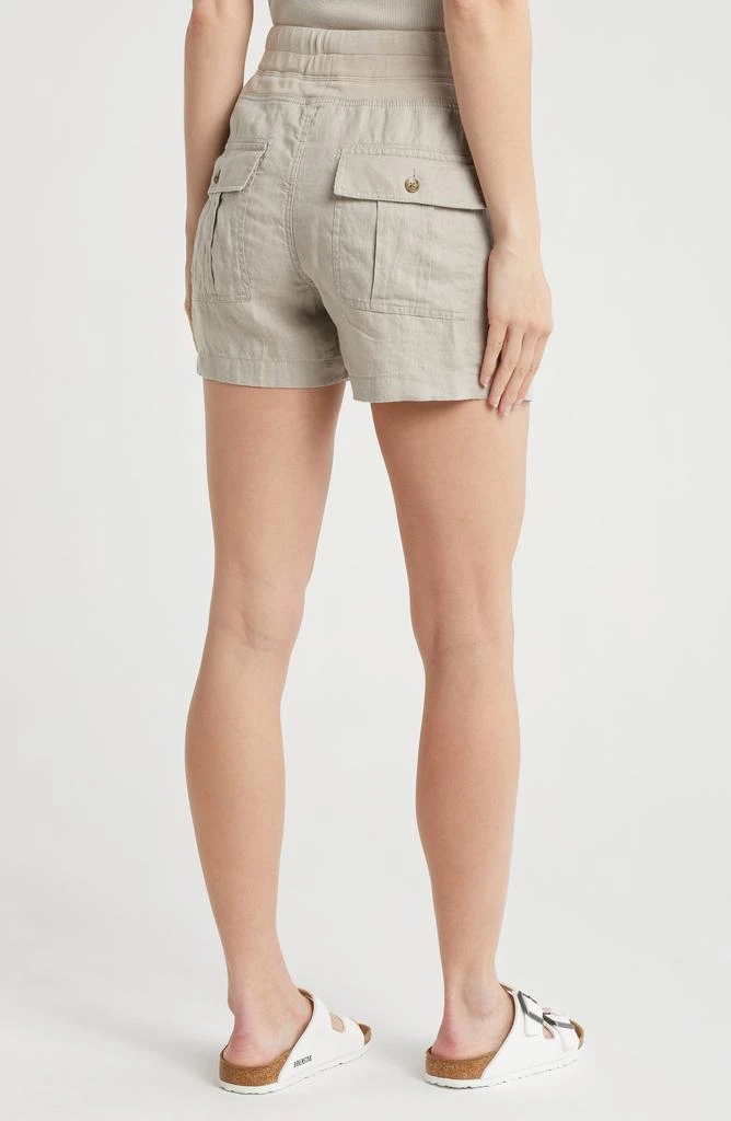 James Perse Linen Military Shorts 2