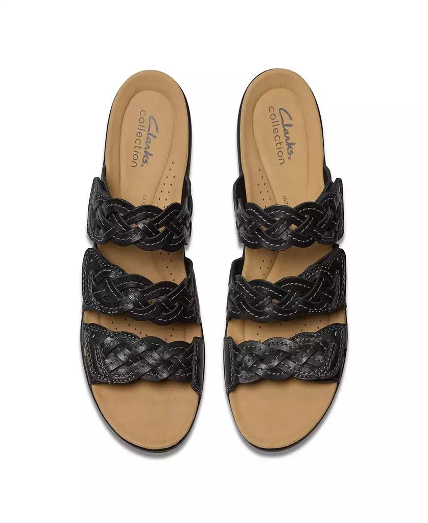 Clarks Collection Women's Laurieann Rio Slip-On Flat Sandals 4