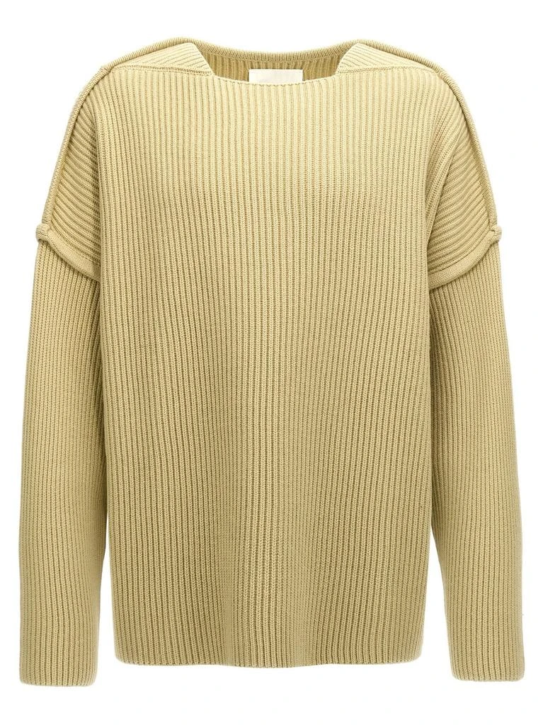 Jil Sander Jil Sander Geometric Neckline Knitted Jumper from Cettire