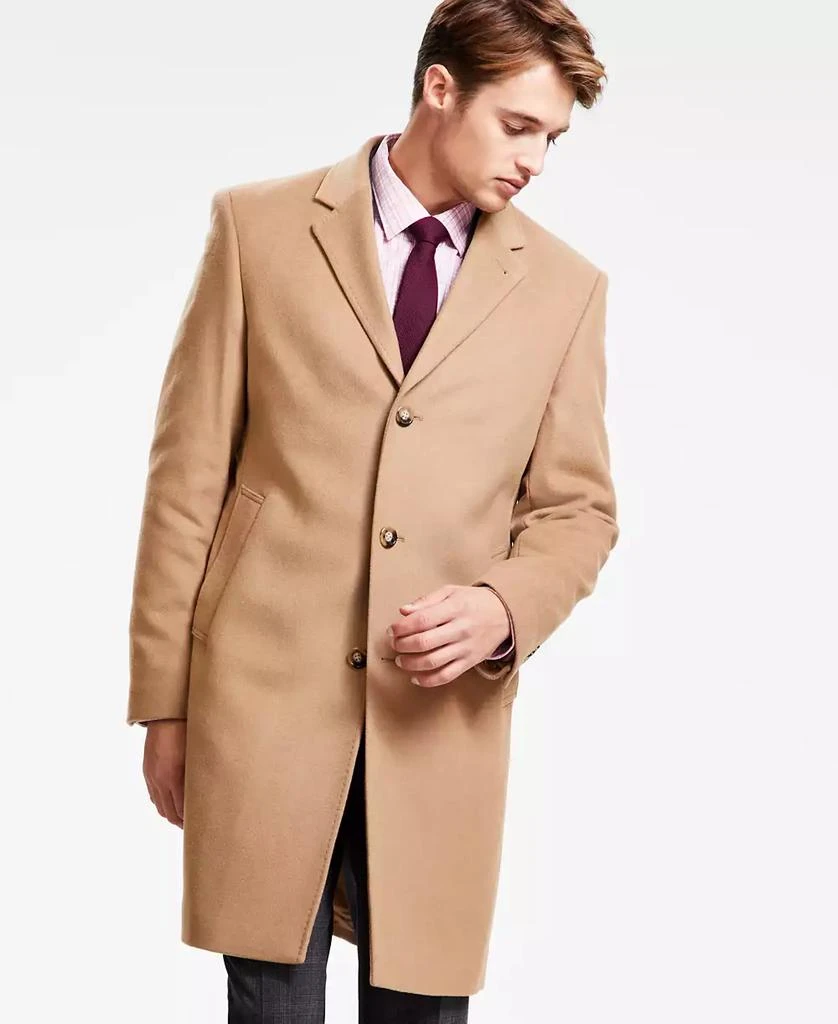 Michael Kors Men's Classic Fit Luxury Wool Cashmere Blend Overcoats 4