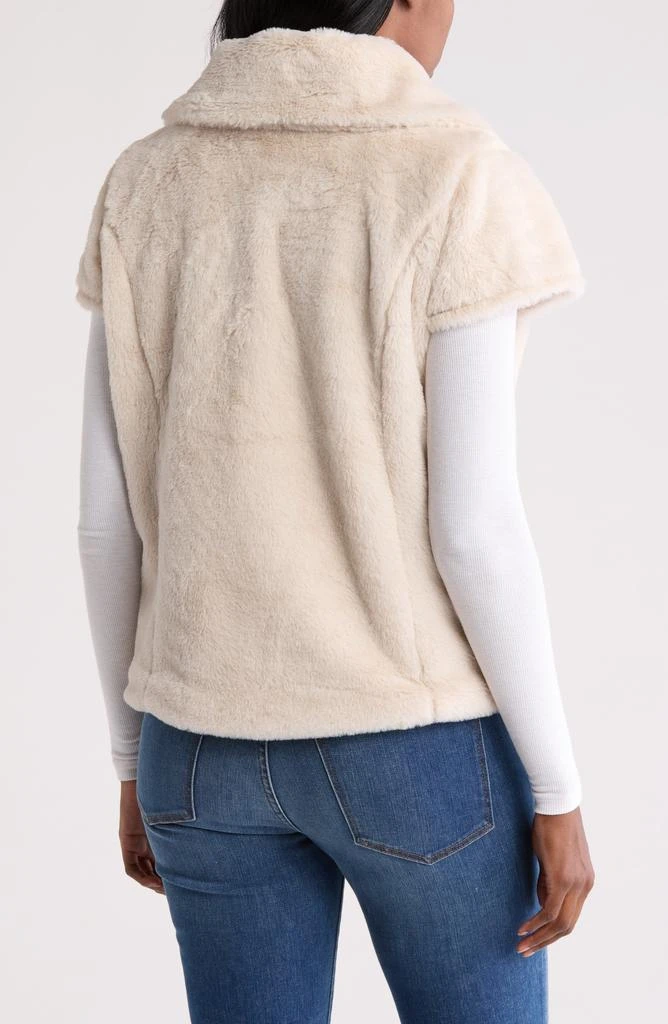 Democracy Faux Fur Cap Sleeve Jacket 2