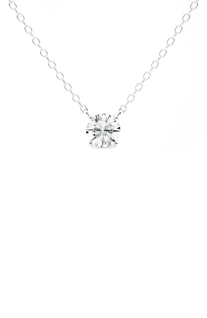 Badgley Mischka Round Cut Lab Created Diamond Necklace - 0.50ctw 1