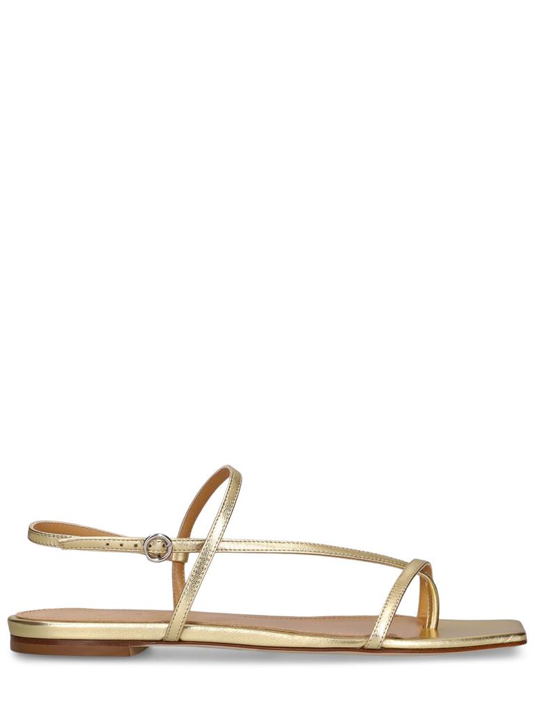 AEYDE 10mm Ella Leather Laminated Sandals