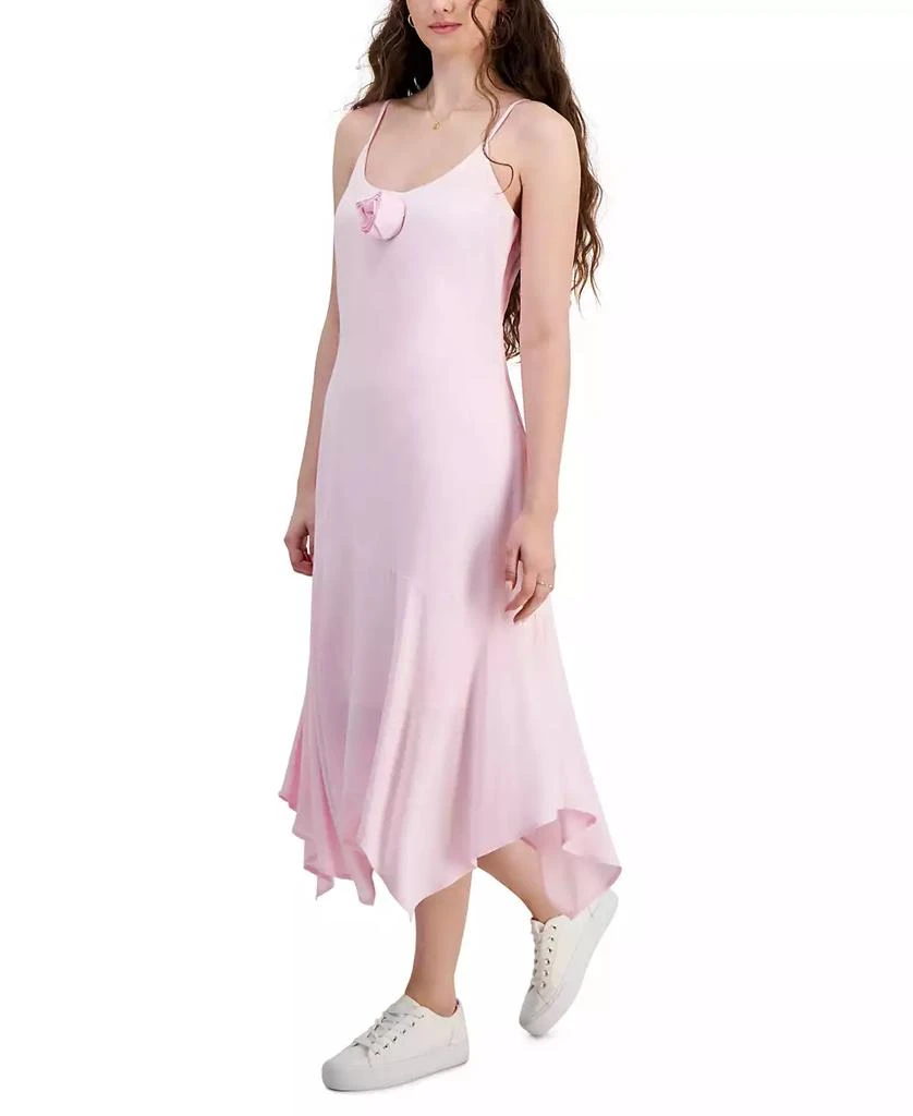 Tinseltown Juniors' Rosette Midi Dress 1