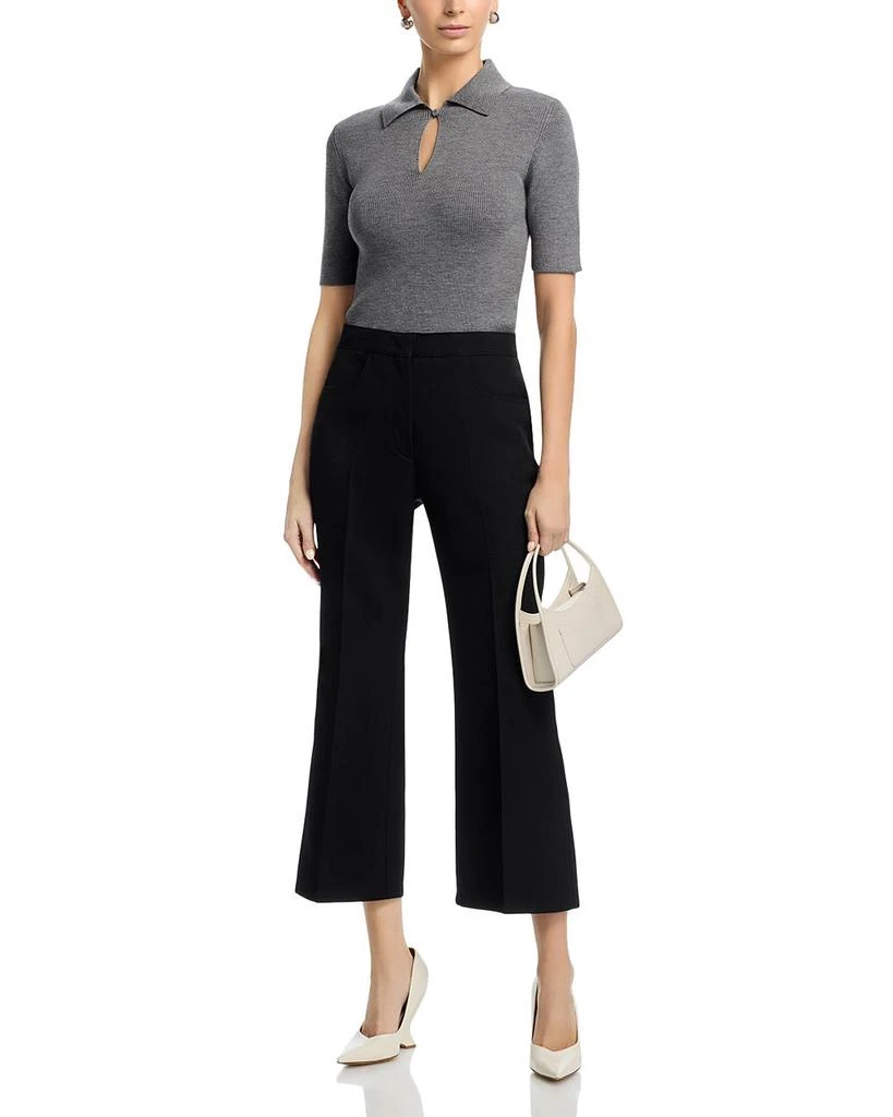 Jil Sander Wool Short Sleeve Polo T Shirt 2