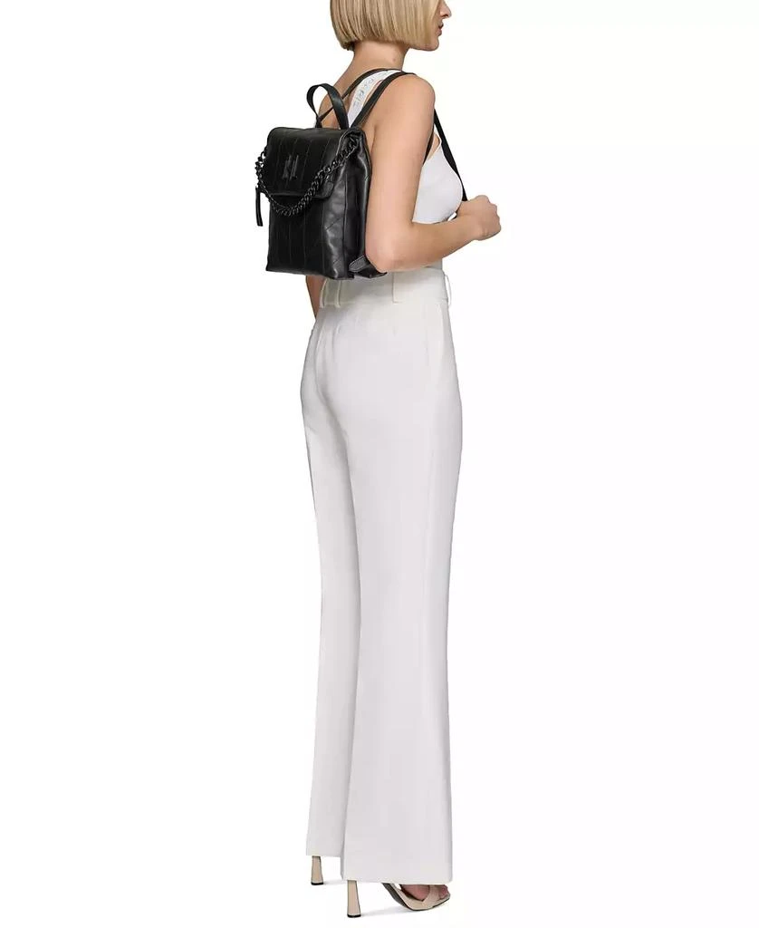 Karl Lagerfeld Paris Lavande Leather Backpack 2