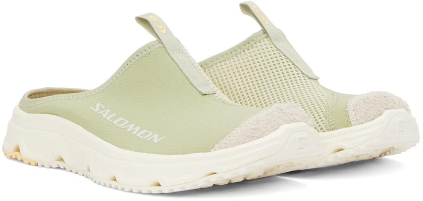 Salomon Green RX Slide 3.0 Suede Slippers - Business Casual