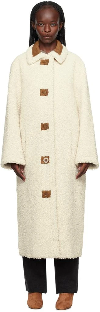 STAND STUDIO Off-White Kenca Reversible Coat 1
