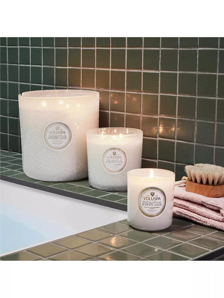 Voluspa Eucalyptus & White Sage 5-Wick Hearth Candle 4