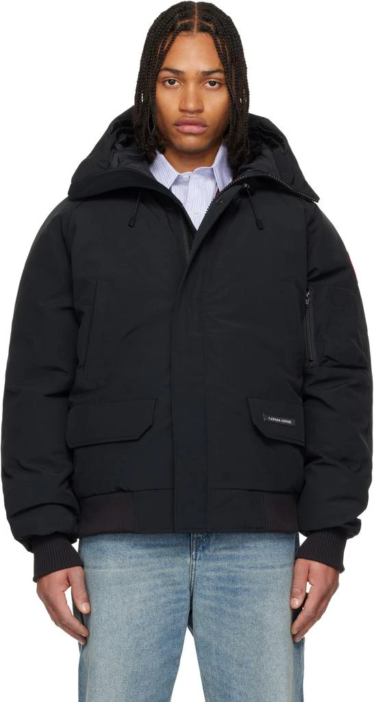 Canada Goose Black Chilliwack Bomber Down Jacket