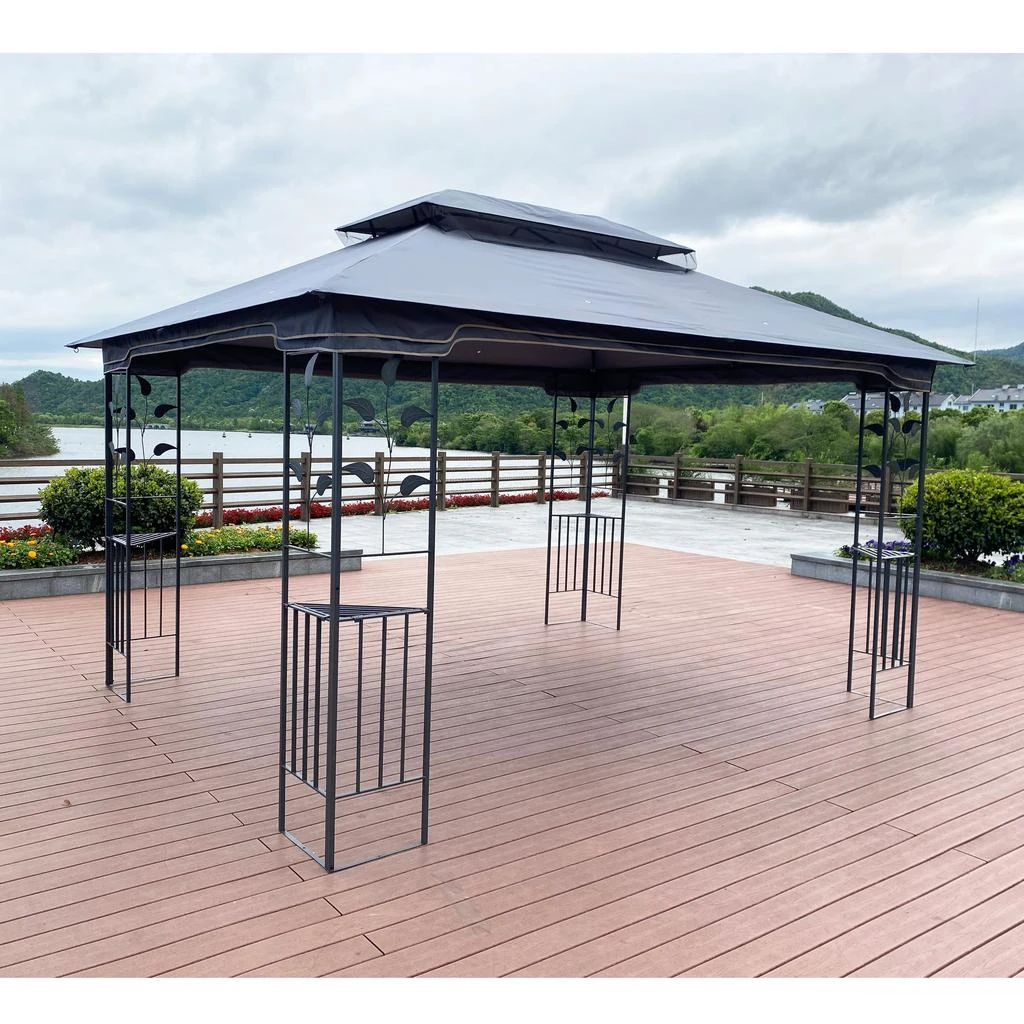 Streamdale Furniture Streamdale 13 X 10 Outdoor Patio Gazebo Canopy Tent With Ventilated Double 6