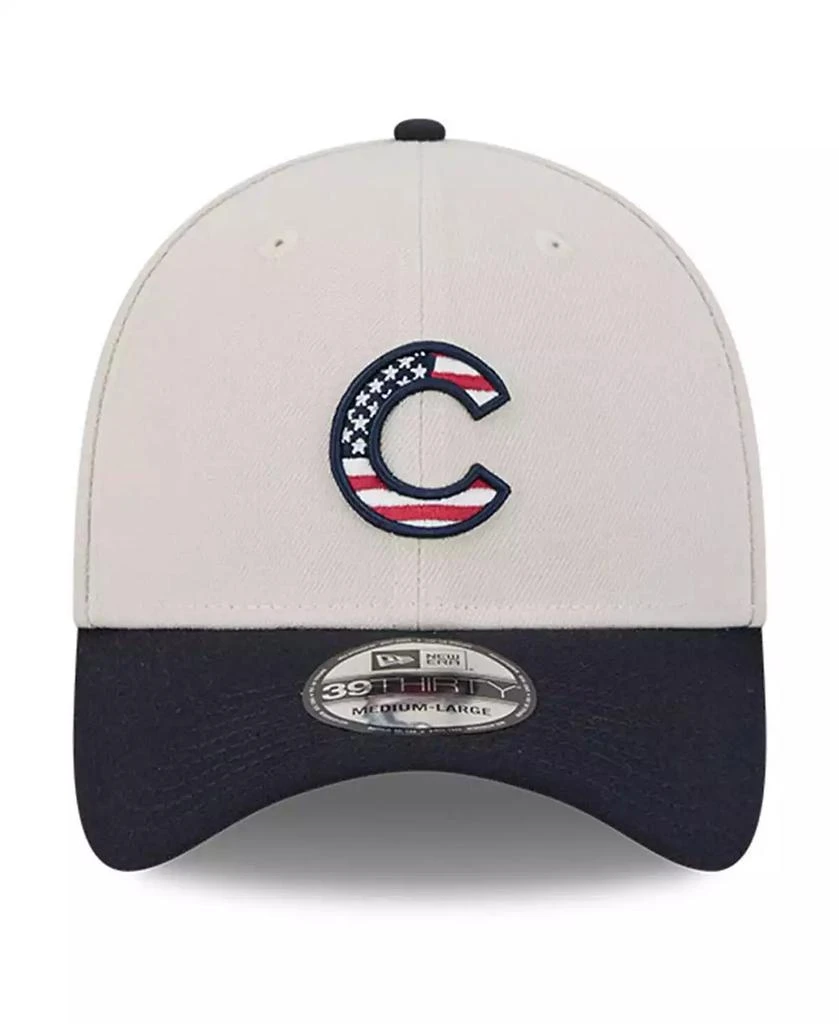 New Era Men's Black Chicago Cubs 2024 Fourth of July 39THIRTY Flex Hat 4
