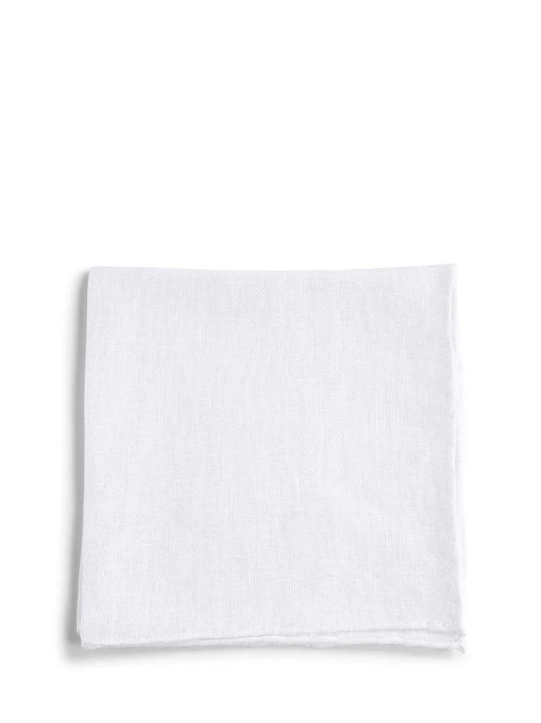 D 4.0 D 4.0 | White linen pocket square | Man | PZ from d'Aniello boutique