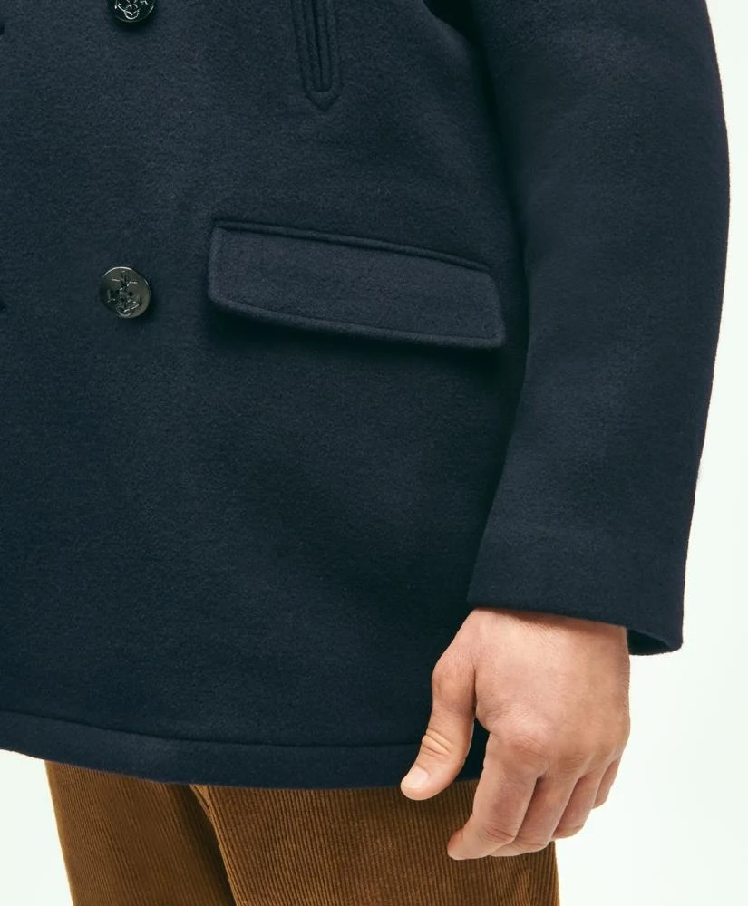 Brooks Brothers Big & Tall Classic Wool Pea Coat 5