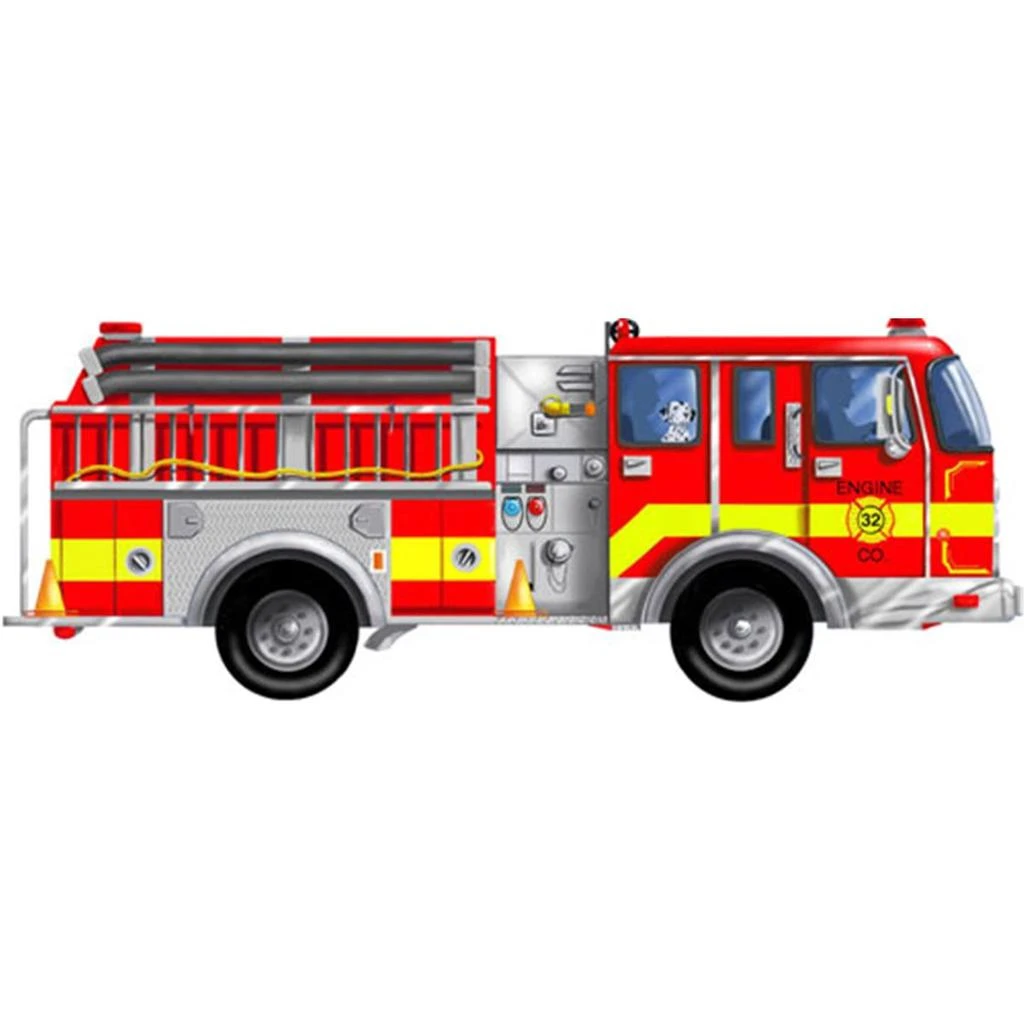 LIGHTS CAMERA INTERACTION Lights Camera Interaction  Floor Puzzle Giant Fire Truck 1