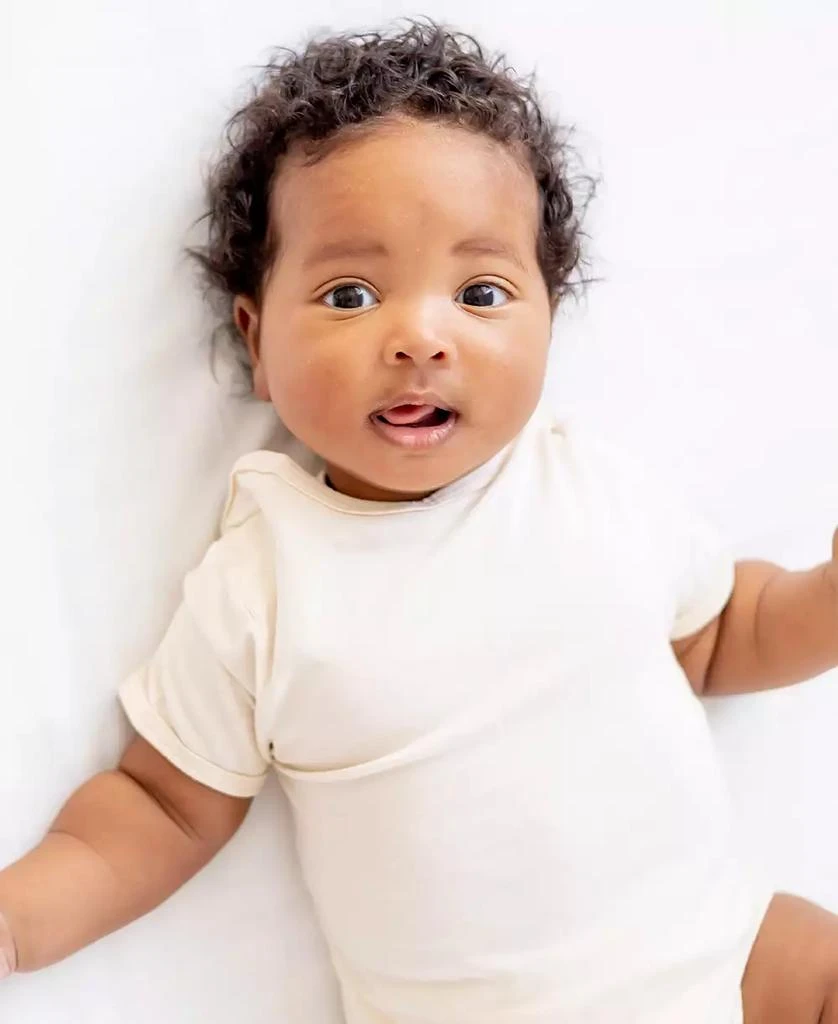 butterblu Baby Boys
 and Girls
 Cotton Short-Sleeve Bodysuits, 5-Pack Set 4