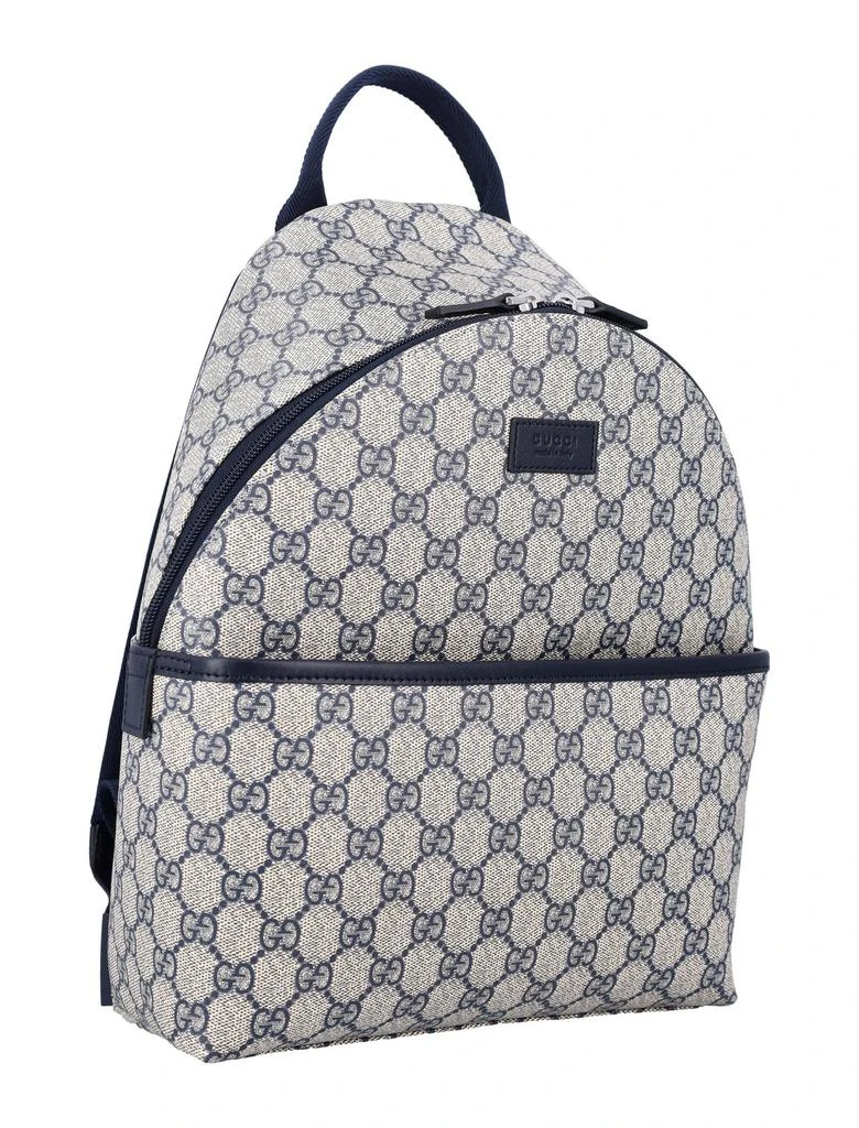 Gucci Gucci Kids Logo Patch Zip-Up Backpack 3
