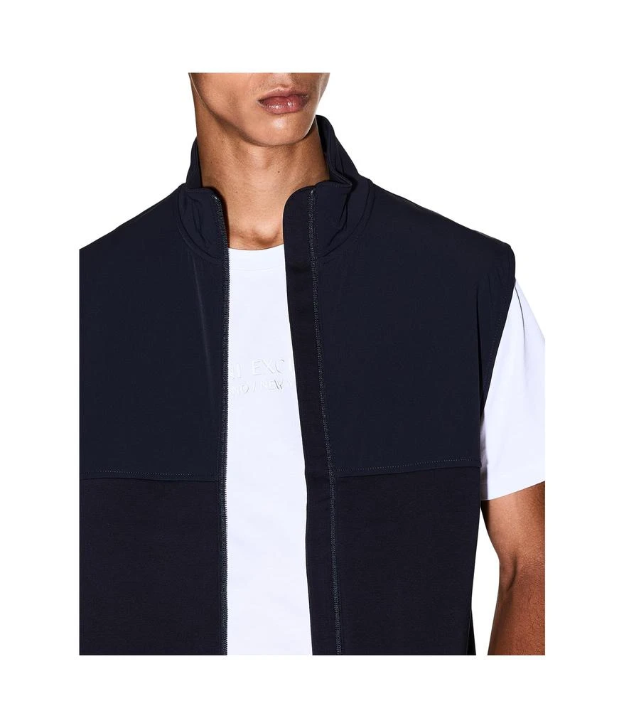Armani Exchange Stretch Cotton Full Zip Vest 3