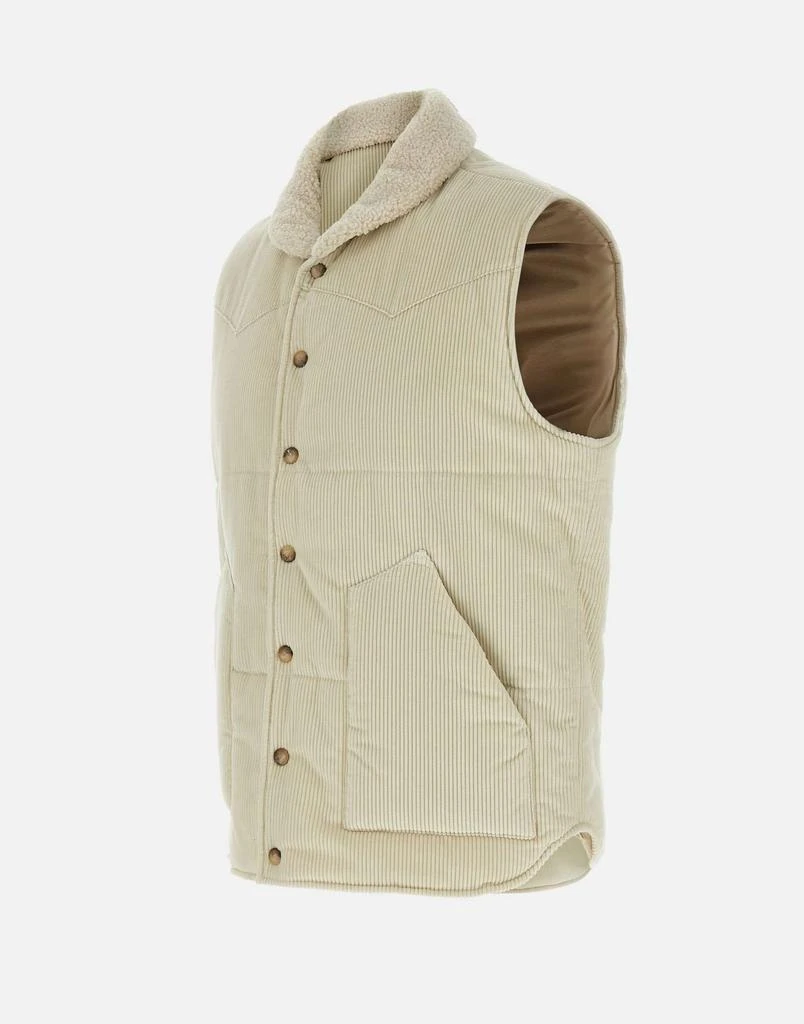 GRAN SASSO Corduroy  trim gilet 3