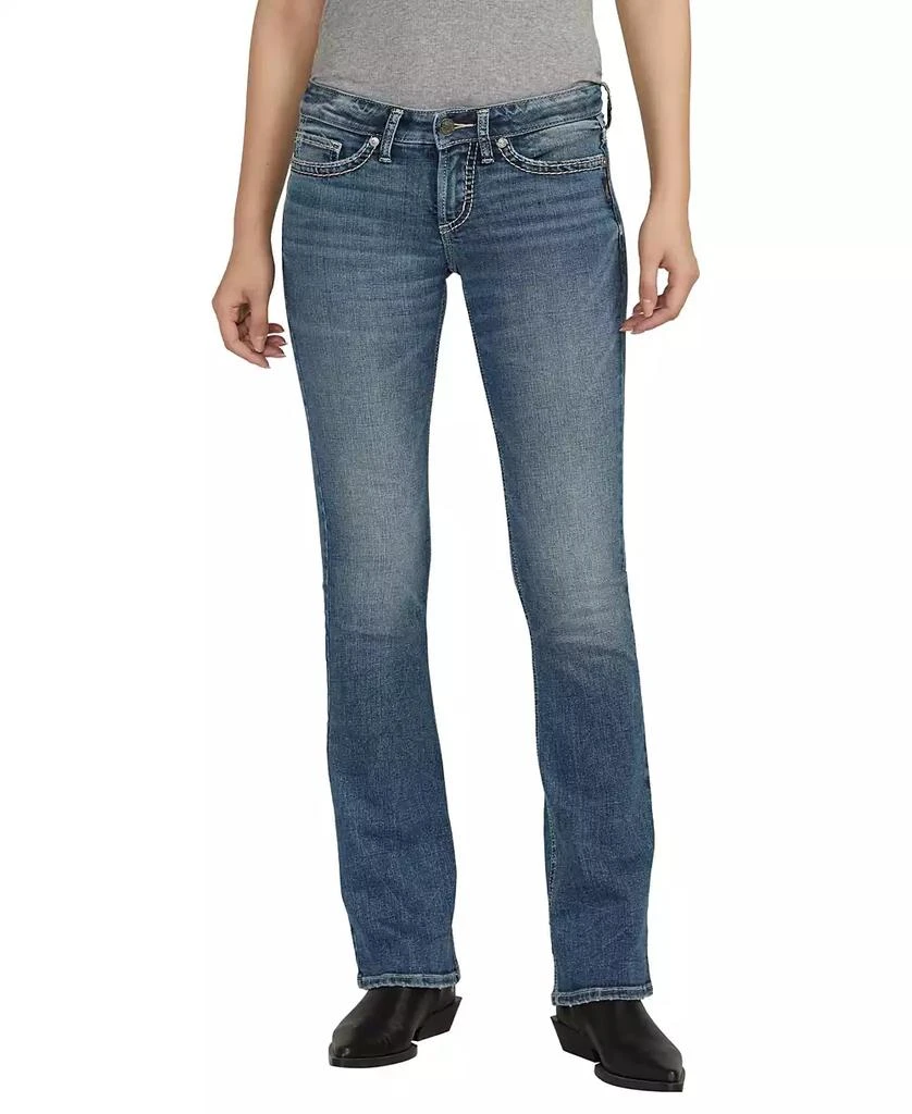 Silver Jeans Co. Women's Tuesday Low Rise Slim Bootcut Jeans 1
