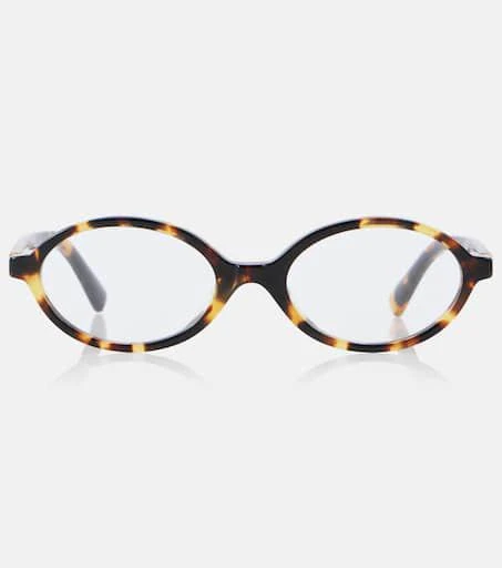 Miu Miu Tortoiseshell oval glasses 1