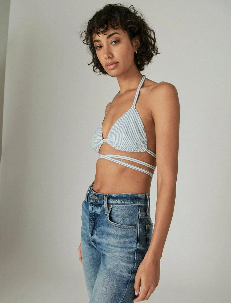 Lucky Brand Womens Striped Bra Top 3