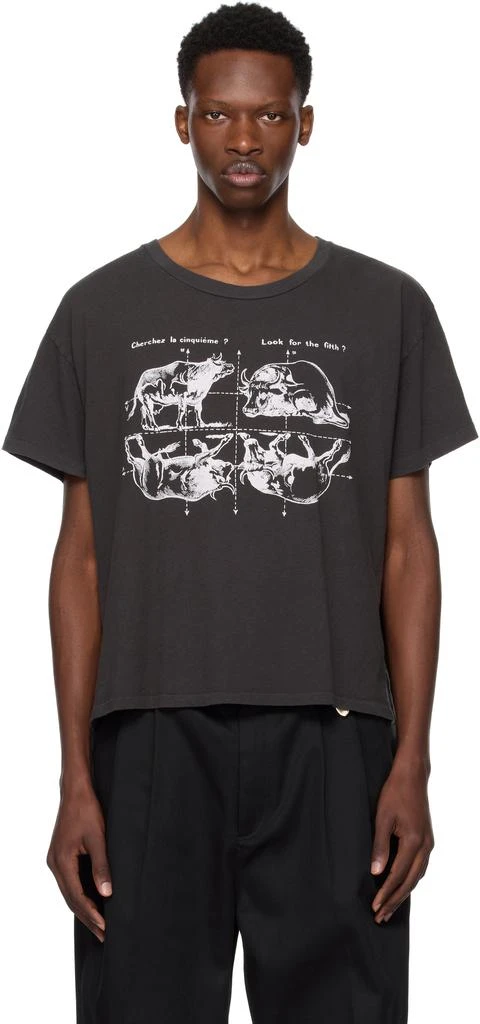 Enfants Riches Deprimes Black 'Look For The Fifth' T-shirt 1