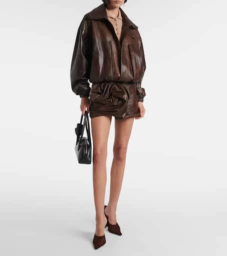 Magda Butrym Floral-appliqué crochet mules 3