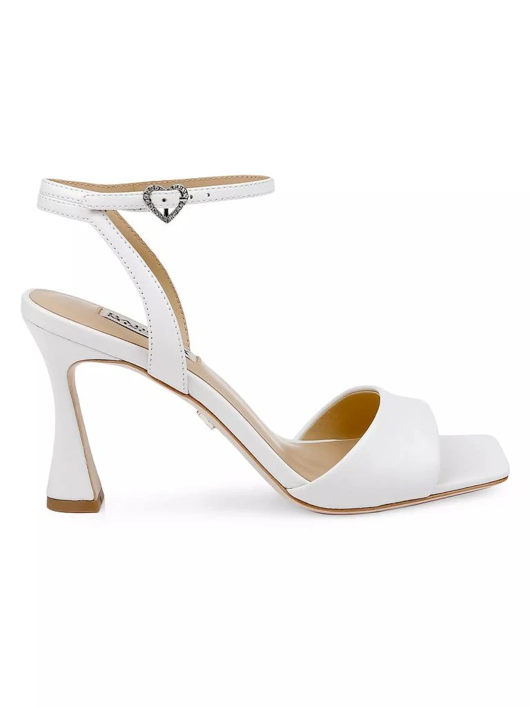 Badgley Mischka Cady 85MM Leather Sandals 1