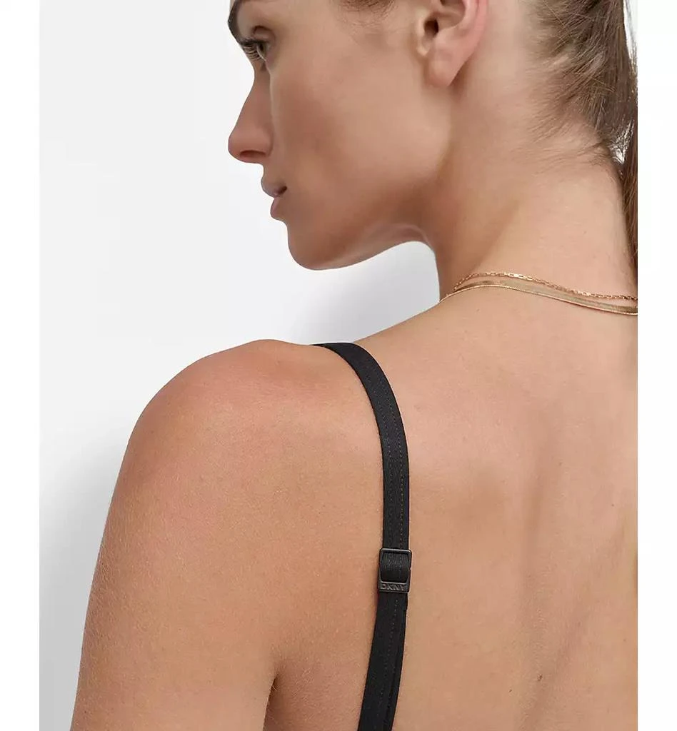 DKNY Women's Shirred U-Wire Bandeau Bikini Top 6