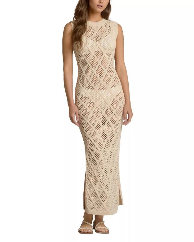 Elan Elan - Lucia Crochet Maxi Dress Swim Cover Up
