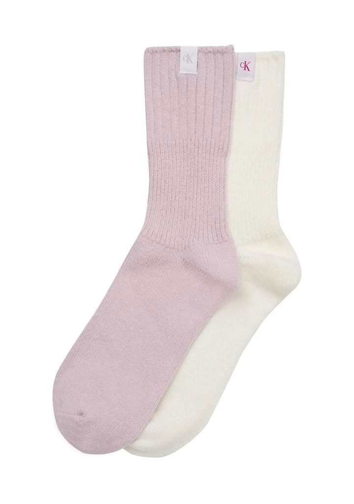 Calvin Klein Fluffy Crew Socks - 2 Pack