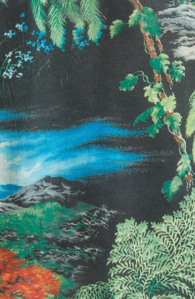 ALL SAINTS Tropical Print Camp Shirt 5