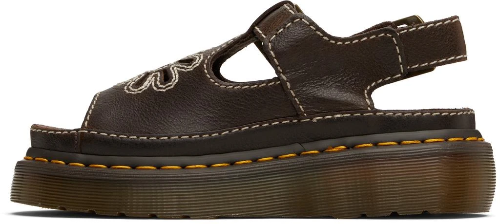 Dr. Martens Brown Dunnet Flower Sandals 3