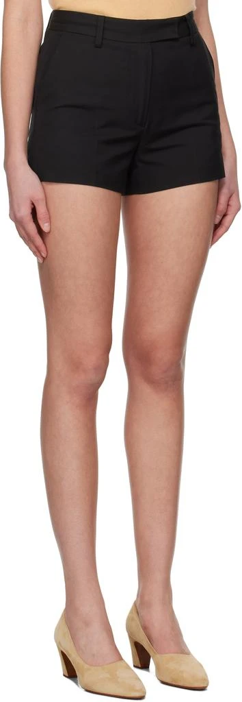 Nothing Written Black Micro-Cotton Chino Shorts 2