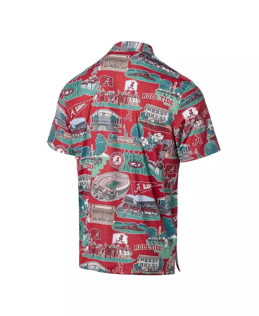 Reyn Spooner Men's Crimson Alabama Crimson Tide Scenic Polo Shirt 3