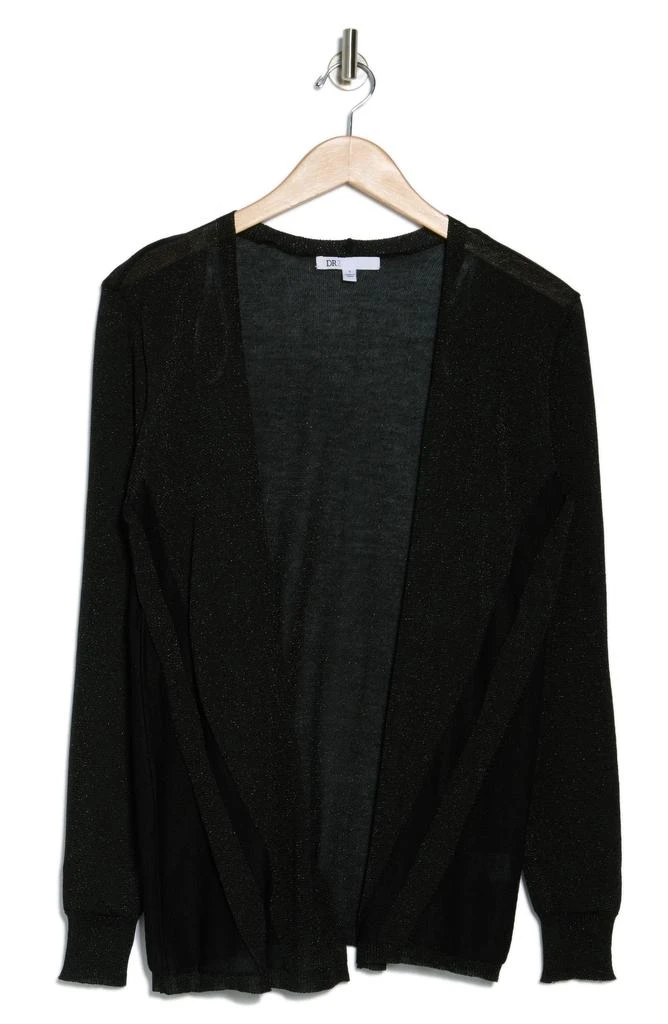 DR2 by Daniel Rainn Shimmer Open Front Long Cardigan 3