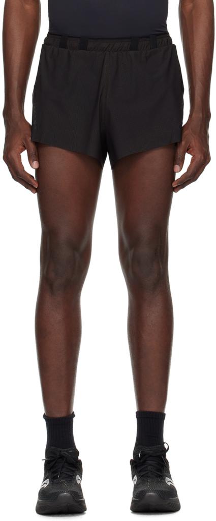 Soar Running Black Marathon Shorts