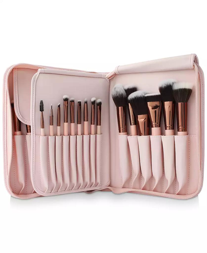 Luxie 30-Pc. Rose Gold Brush Book Set