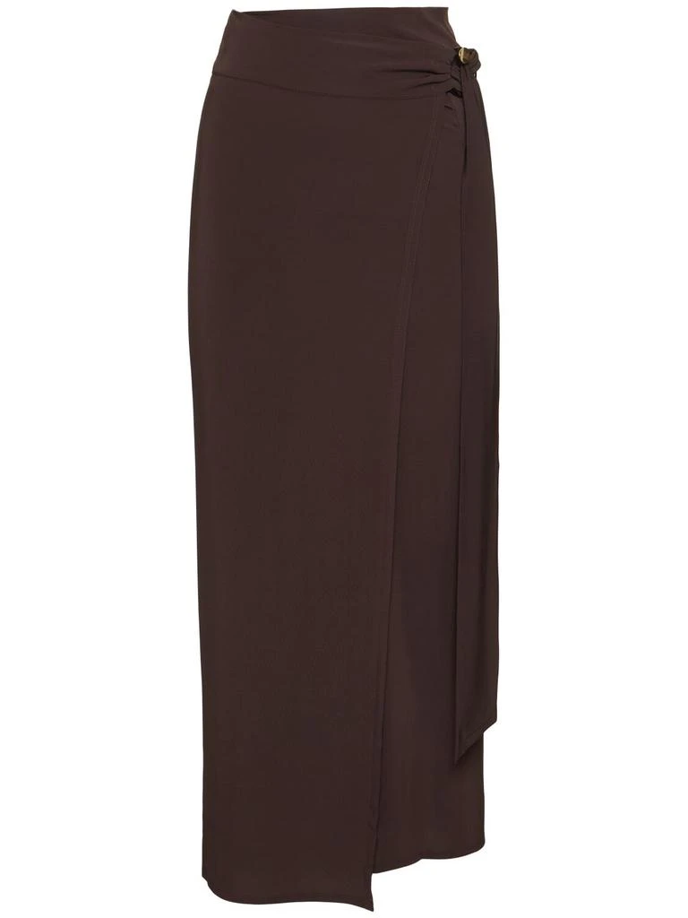 Max Mara Pevera Crepe Midi Skirt 1