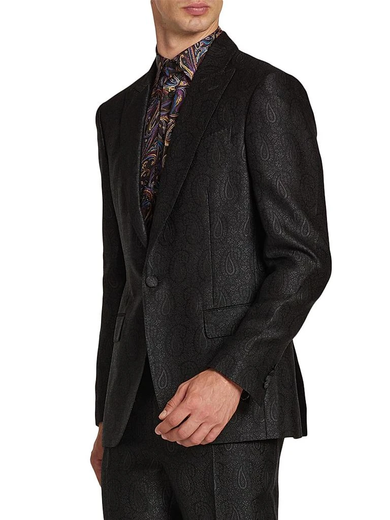 ETRO Fuji All-Over Paisley Evening Jacket 4