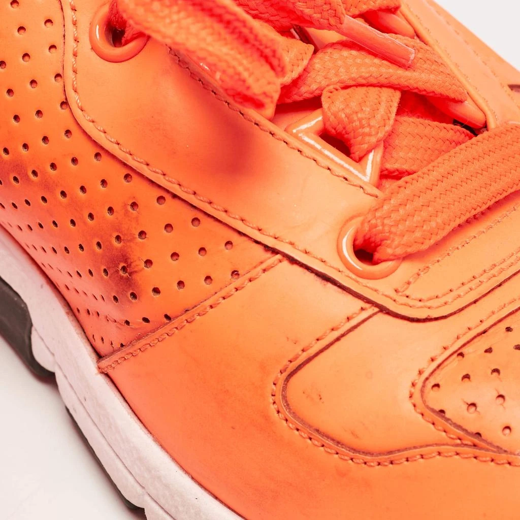 Gucci Gucci Neon Orange Perforated Leather Low Top Sneakers Size 40.5 6