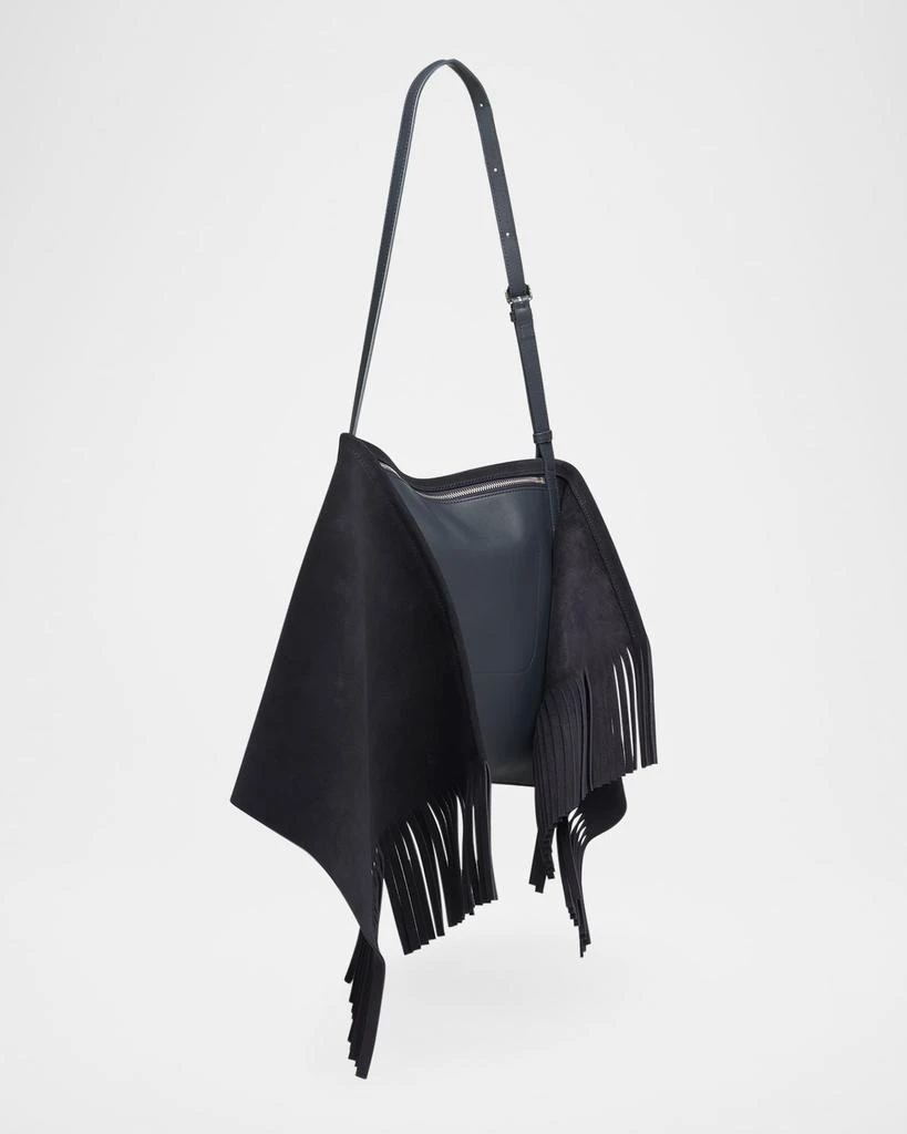 JW Anderson Scarf Suede & Leather Shoulder Bag 3