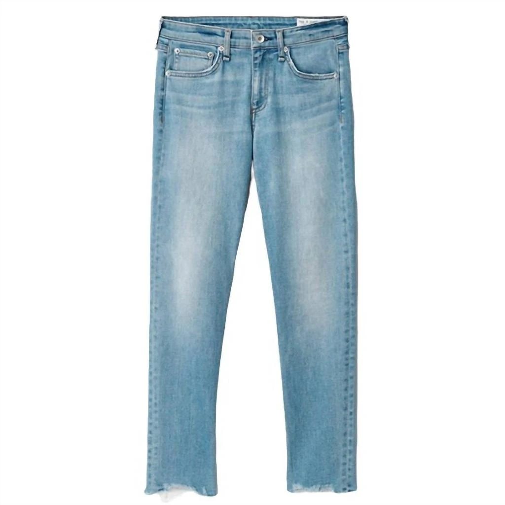 Rag & Bone Cate Mid-Rise Ankle Skinny Jeans In Harper 4